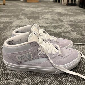 Vans Slate Half Cab 92 Grey White Skateboard Shoes Mens U.S. 6.5